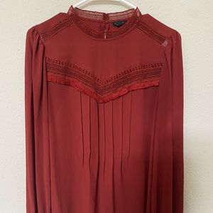 Beautiful Burnt Orange Blouse